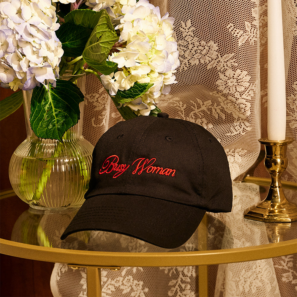 Busy Woman Hat Editorial