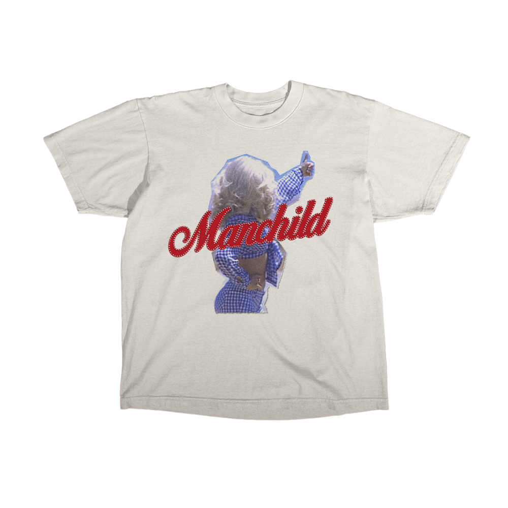 Manchild Rhinestone T-Shirt | Sabrina Carpenter Official AU Store Manchild Rhinestone T-Shirt | Sabrina Carpenter Official AU Store